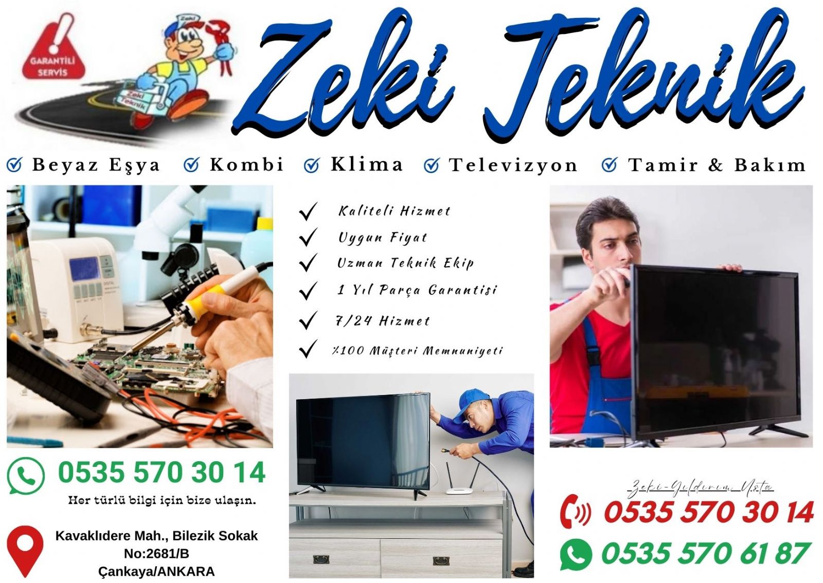 Kavaklıdere Televizyon Tamircisi